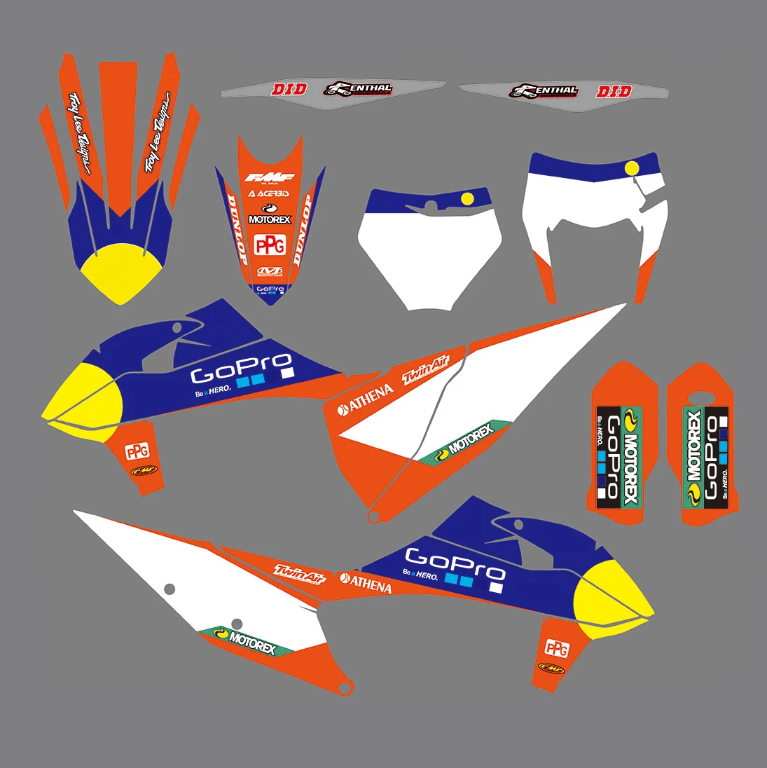 

Motorcycle Team Graphic Decals Stickers DECO For KTM EXC XC XCF 125 150 200 250 300 350 400 450 525 2020 SX SXF 2019 2020