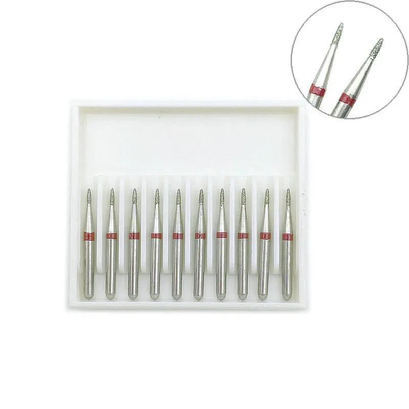 10 шт. Стоматологические алмазные Буры диаметры для высокоскоростного