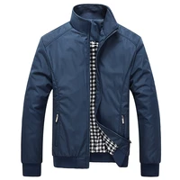 spring autumn mens jackets casual business stand collar college windbreaker jacket baseball slim coats plus size 7xl