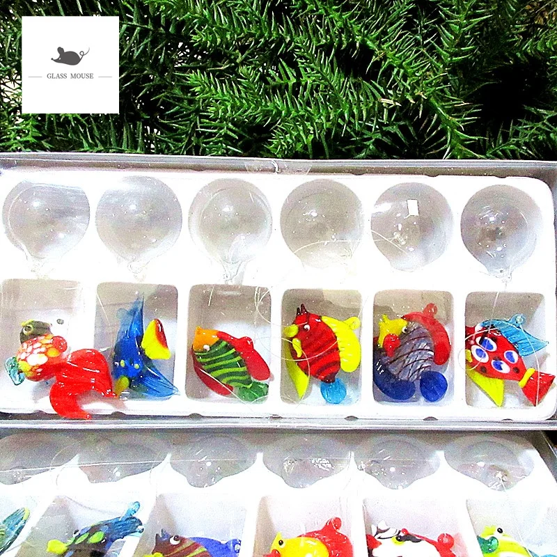 Декоративные фигурки для аквариума миниатюрные стеклянные статуи морской