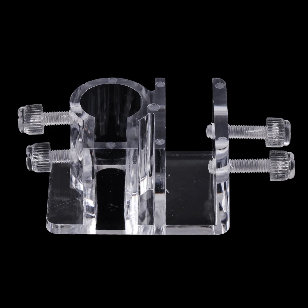 

Acrylic Aquarium Tank Water Pipe Clamp Tube Fixing Clip Holder Transparent