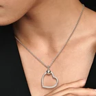 Новинка 2021, модное ожерелье-чокер в форме сердца со змеиной цепочкой, ожерелье с кулоном для женщин, женская бижутерия, подарок для девушки, специальное предложение