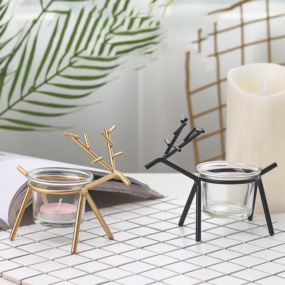 Рождественский подсвечник украшение для стола подарок на Рождество дома Новый