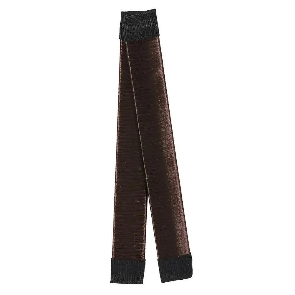 Dark Brown Волшебная булочка, сделай сам, легко завивает волосы, Braiders, эластичная лента для волос, пончики, шиньон, Magique, Волшебные Инструменты для укладки волос - Цвет: Dark Brown