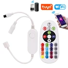 DC5V-24V Tuya WiFi Smart LED Control ler RGB RGBW LED Control ler Светодиодная лента Magic Home Голосовое управление совместимый с Alexa Echo Google