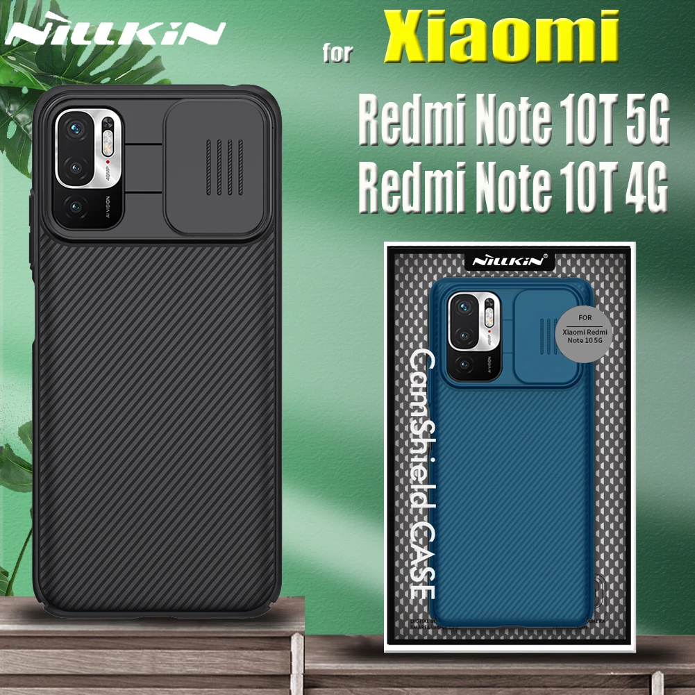 

Nillkin Case for Xiaomi Redmi Note 10T 5G Note10T 4G Case Nilkin Slide Camera Protect Frosted Shield Soft Fiber Textured Cover