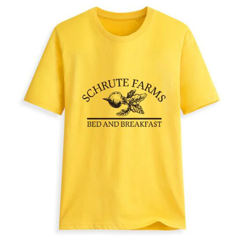 Женская футболка Schrute Farms с принтом моркови для офиса эстетические футболки