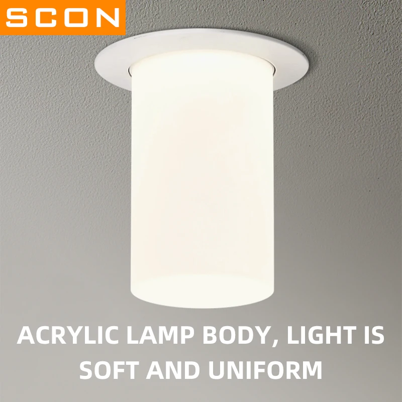 Светодиодный точечный светильник SCON с поверхностным креплением приглушаемый