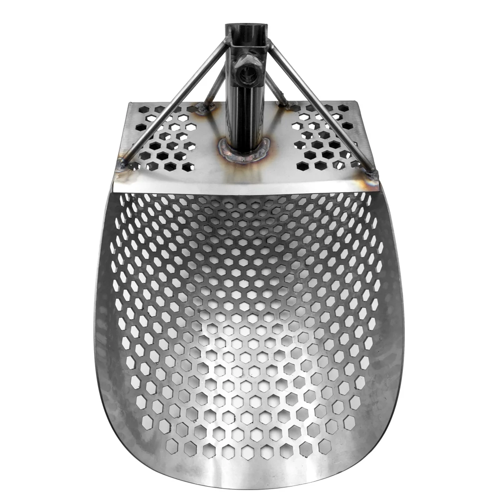 Beach Sand Scoop with Handle Metal Detecting Tool Stainless Steel Detector Fast Sifting | Инструменты
