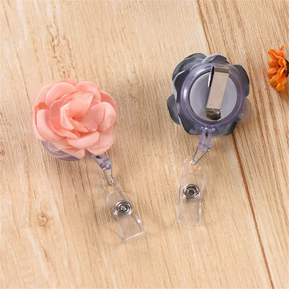 1 шт. романтический выдвижной значок в форме цветка держатель для карт школьные