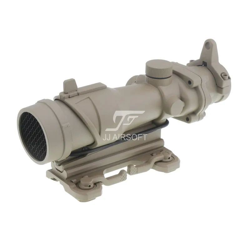 JJ страйкбол ACOG Стиль 4x32 с QD креплением и Killflash/Kill Flash (черный/коричневый)