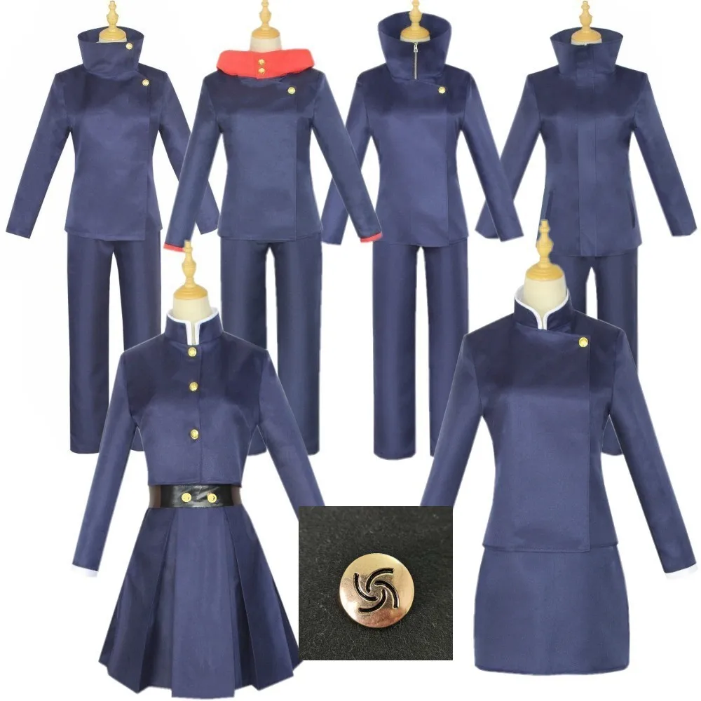 

Women Kugisaki Nobara Men Inumaki Toge Gojo Satoru JP Anime Halloween Cosplay Costumes Party Role Playing Dress Up Outfit Suit