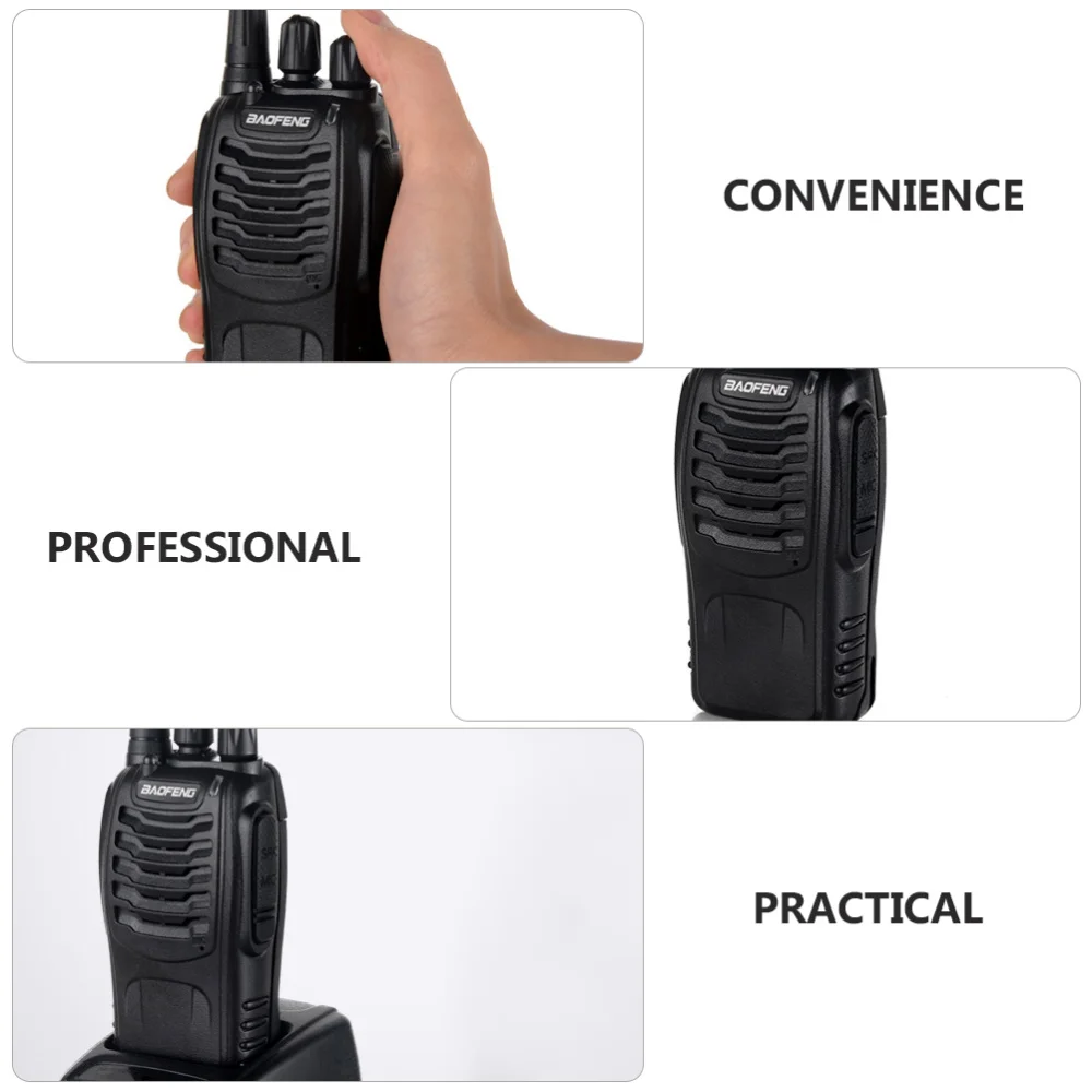 

1Set Frequency Modulation Intercom Outdoor Waterproof Interphone Black