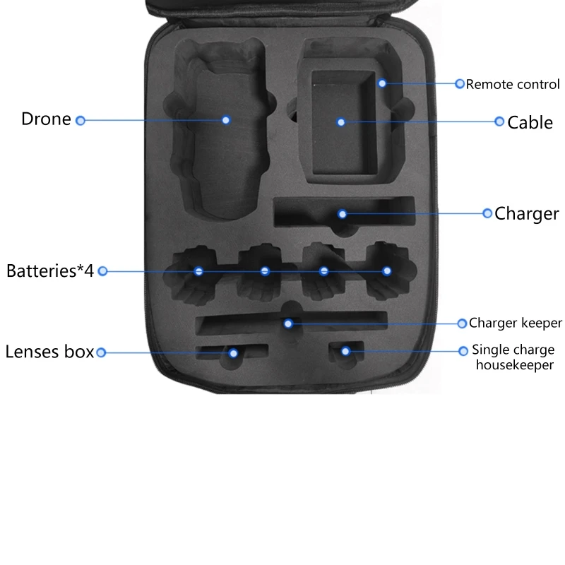 

RC Drone Storage Bag Nylon Backpack Anti-fall Shockproof Waterproof Carrying Box for Mavic Air 2 Drone Accessories Parts