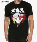 Футболка аниме Inuyasha SESSHOMARU AND INUYASHA, Мужская футболка нового дизайна, Повседневная летняя футболка, Прямая поставка, японская футболка Ulzzang
