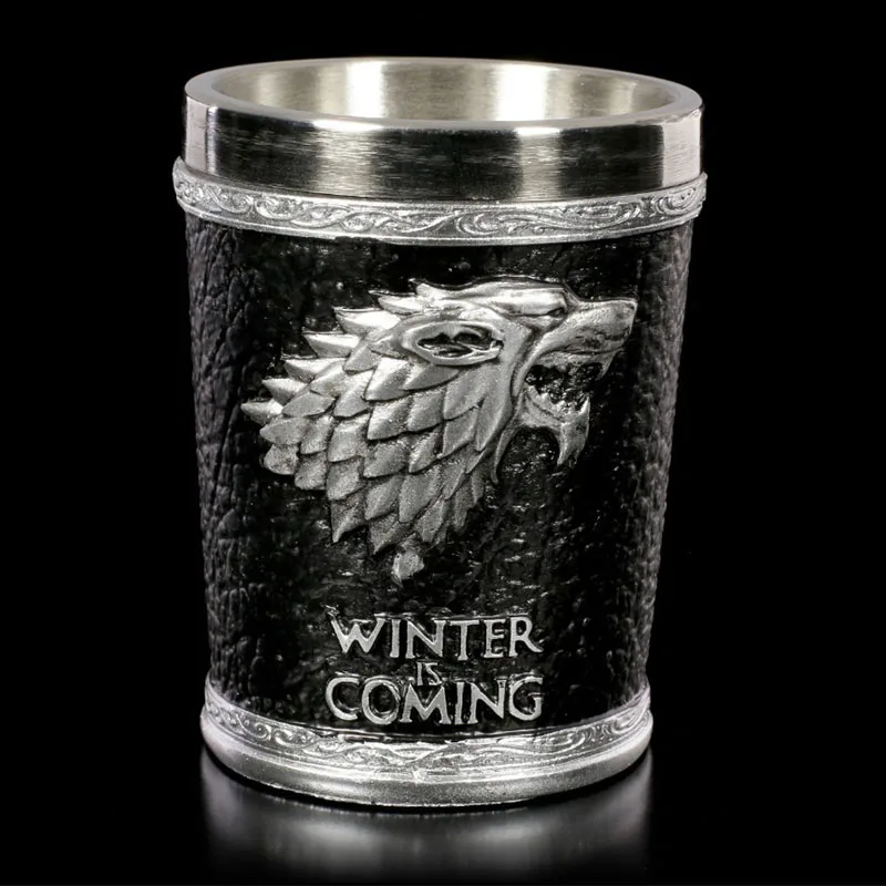 2 шт./компл. маленькие чашки и кружки 3D из смолы нержавеющей стали бокал для вина