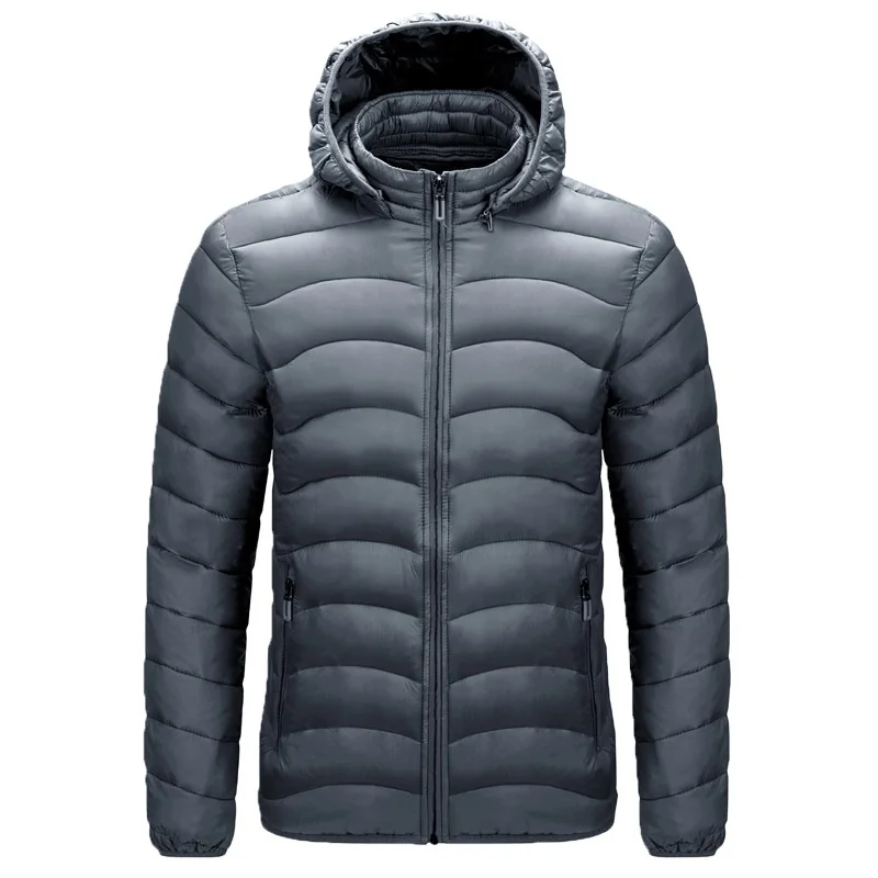 

Men's cotton padded clothes fashion casual hooded men's coat