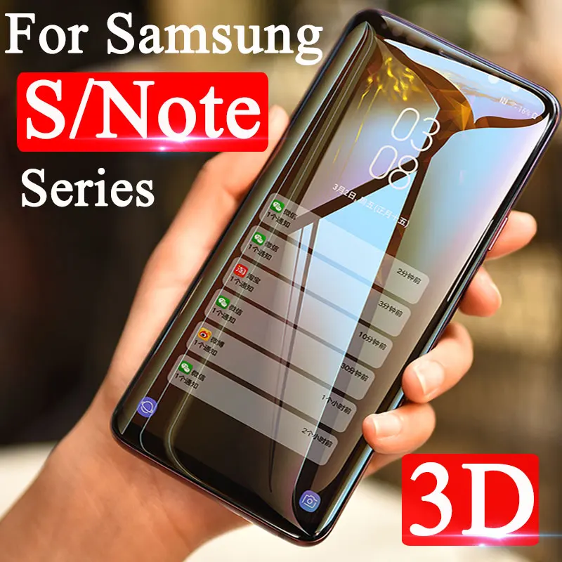 Закаленное стекло для Samsung Galaxy S10 S8 S9 Plus S7 S6 Edge Vidrio защитное покрытие экрана S 10 8 9