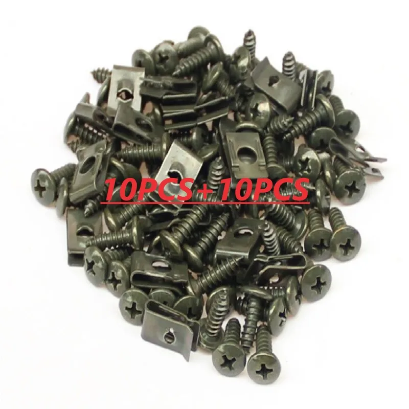 4 мм M4 Обтекатели кузова мотоцикла болты шпиль крепежные зажимы Пружинные гайки