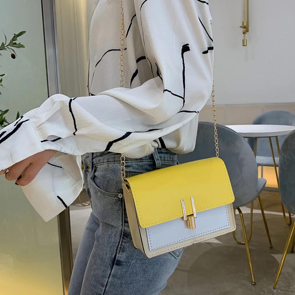 2019 Высококачественная женская маленькая сумка через плечо из искусственной кожи