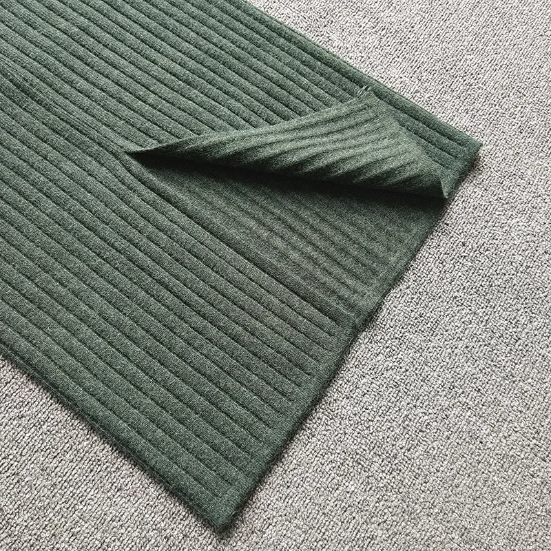 Вязаное изделие средней длины Разделение юбка женская с завышенной талией для