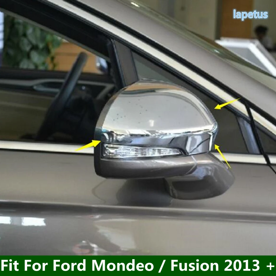 Для Ford Mondeo / Fusion 2013 2014 2015 2016 ABS Хромированная Защитная крышка для дверного зеркала