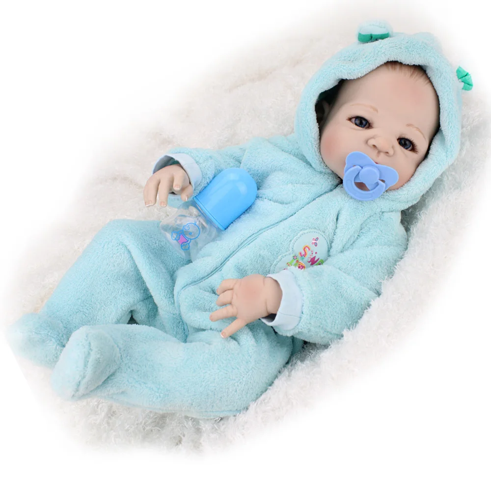 55 см силиконовый винил Reborn Baby Doll игрушка Реалистичная оптом тело и ванна детский