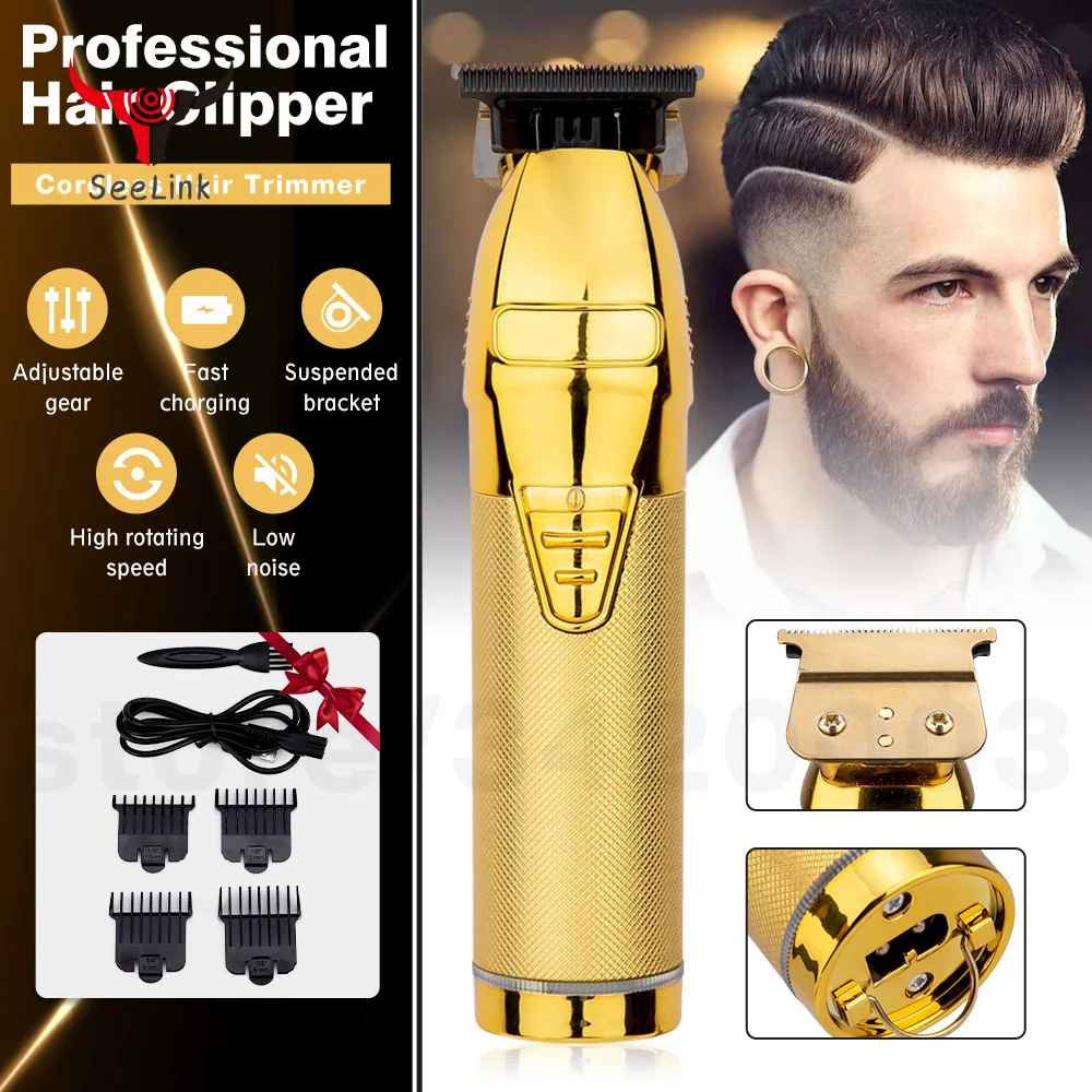 

Cordless Outliner Hair Trimmer For Men Rechargeable Professional Beard Hair Trimmer Electric Hair Cutting Machine T Hair Styling