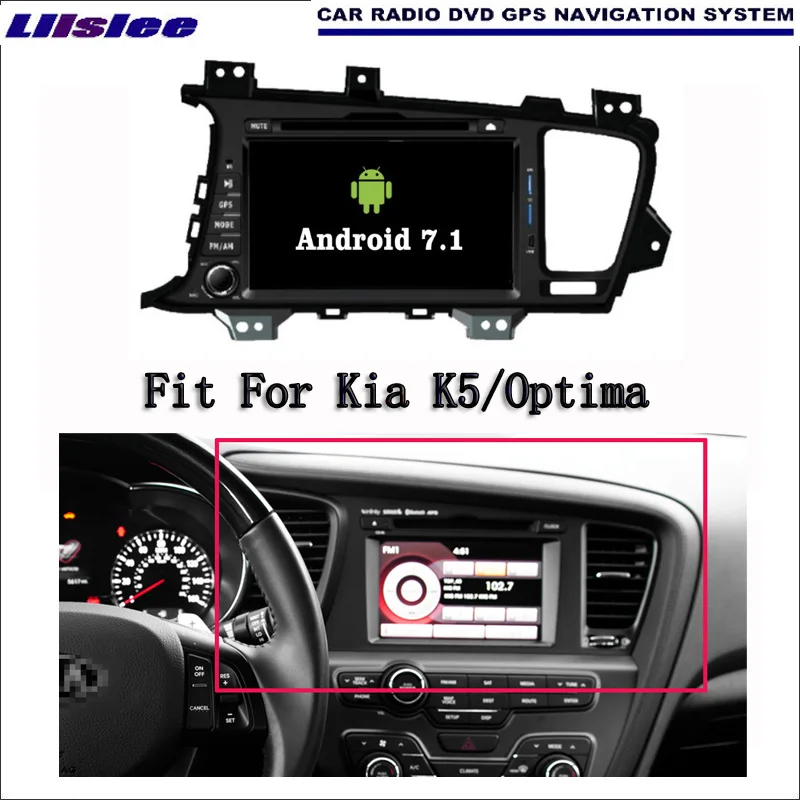 Liislee Android 7 1 2G RAM для Kia K5/Optima 2011 ~ 2013 автомобильный Радио Аудио Видео Мультимедиа DVD