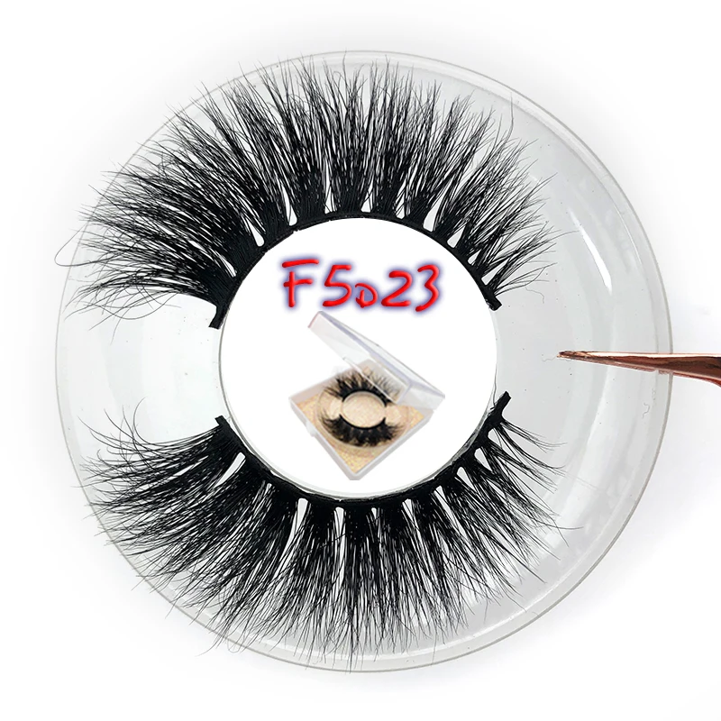 F5D23 Mikiwi Maquillaje 5d норковые ресницы «maquiagem» макияж блестящий чехол длинные драматические макияж ресницы натуральные Стили 3D искусственный лахес Cils - Цвет: F5D23