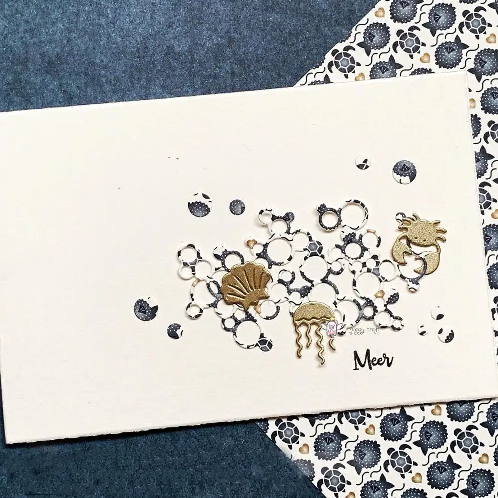 Металлические Вырубные штампы форма для резки морской рыбы Дельфина