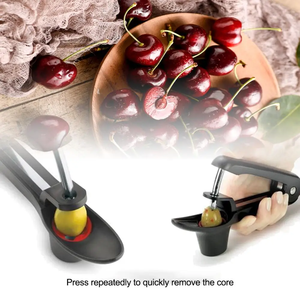 

Cherry Seed Remover Corer Fruit Kitchen Olive Core Remove Pit Creative Tool Seed Gadget Stoner Corer Pitter