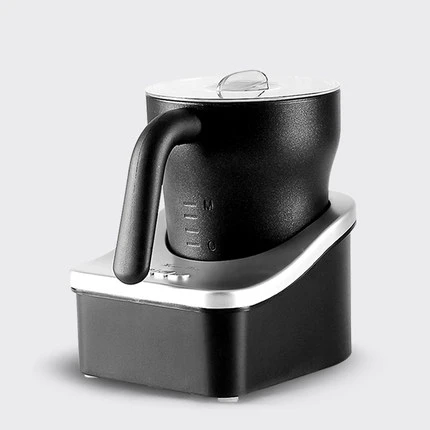 

Fully automatic milk froth machine Magnetic rotary milk froth pot Electric hot and cold milk frother Coffee garland Heated milk