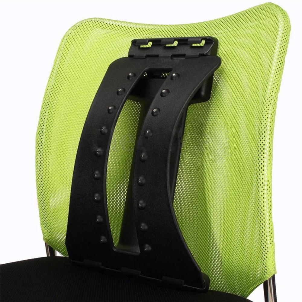 

2Pcs Professional Spine Pain Relief Lumbar Traction Stretching Device Waist Spine Relax Back Board (Non-magnetic Style,