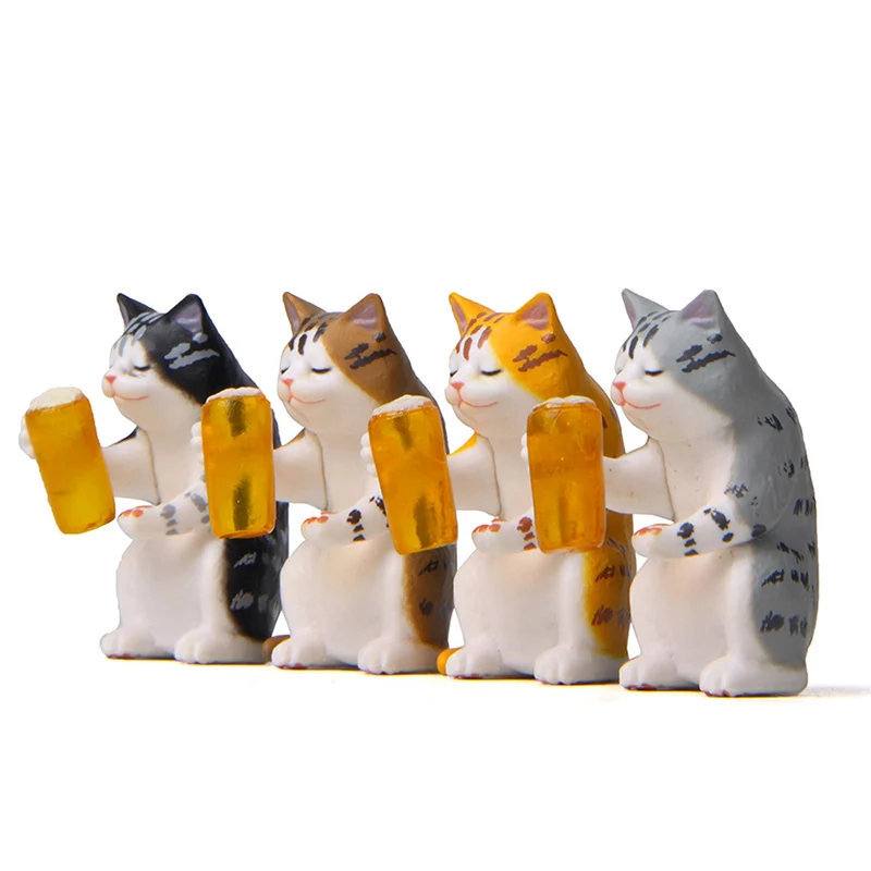 Мини пивной Кот Украшения для приборной панели автомобиля Автомобили Интерьер