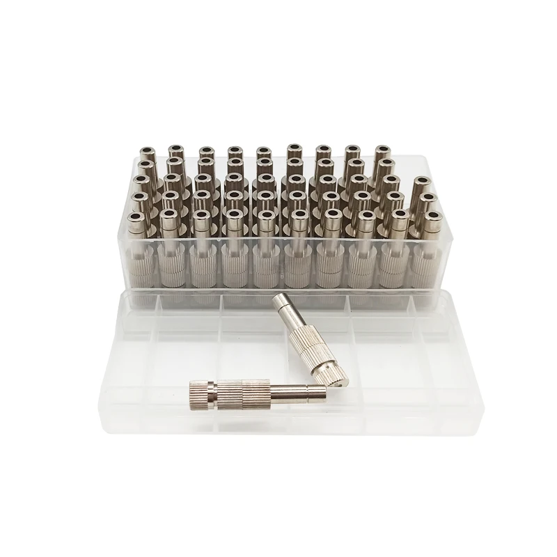 

200 pcs Mist Cooling Slip Lock Nozzle With Filter 6.35mm Low pressure Micro-nozzle