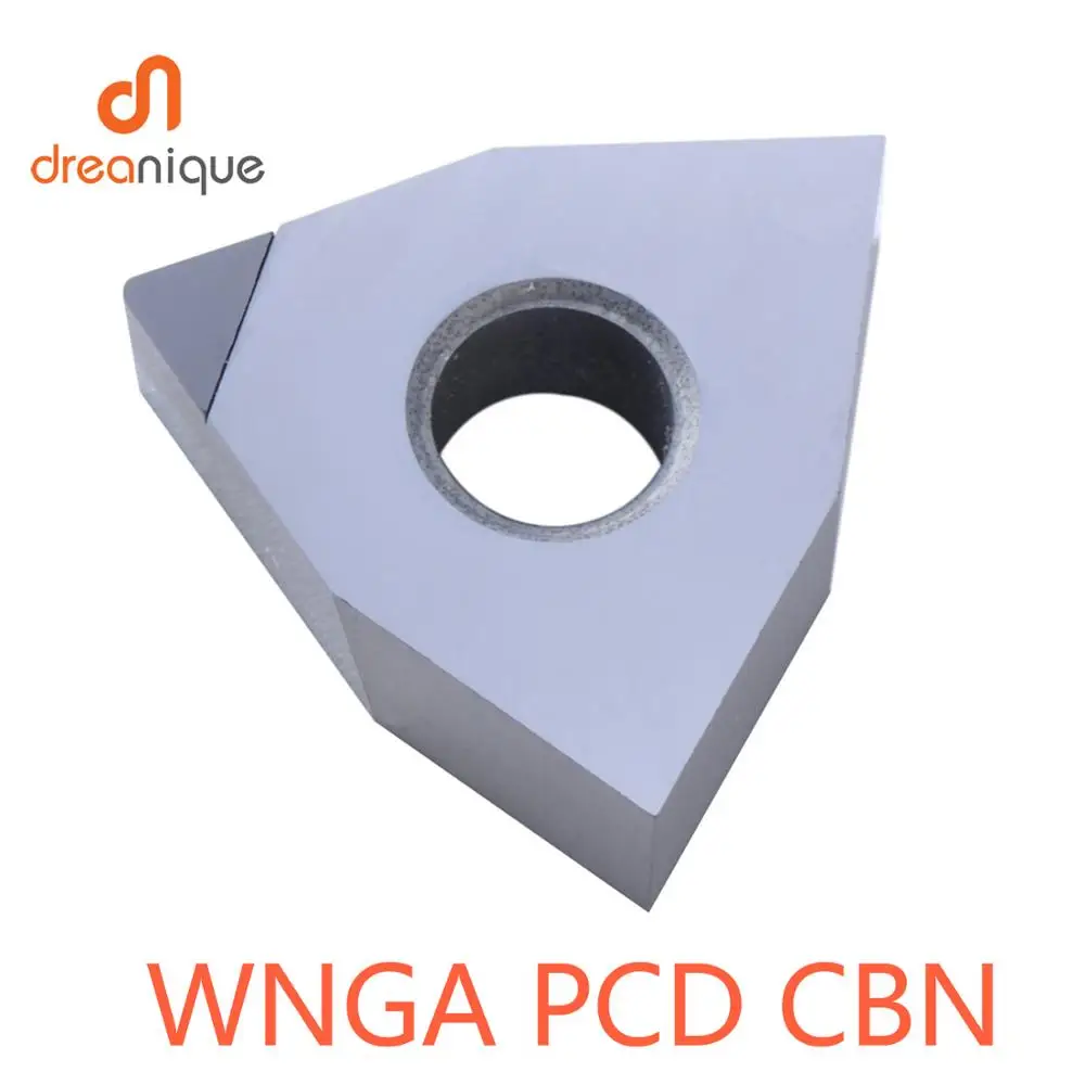 

1PC WNGA Diamond PCD insert CBN Insert CNC lathe cutter indexable carbide inserts WNGA 08 turning tool