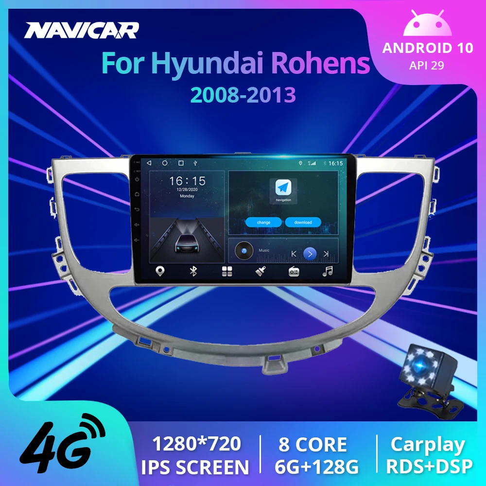 

Автомагнитола 2 Din Android 10,0 для Hyundai Rohens Genesis 2008-2013, GPS-навигация, стереоприемник, Авторадио, Bluetooth-плеер IGO