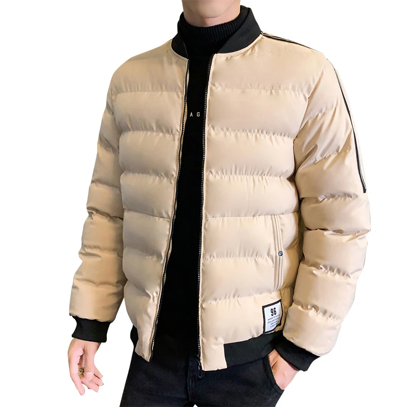 Зимняя мужская куртка 2020 Мода Воротник-стойка Куртка парка пальто Мужская