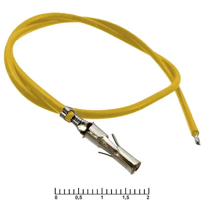 20 штук Разъем MFT-F 6 mm AWG18 0 3m yello | Электроника