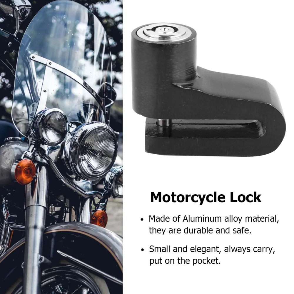 1 шт. замок для мотоцикла защита от кражи велосипедный дисковый тормозной