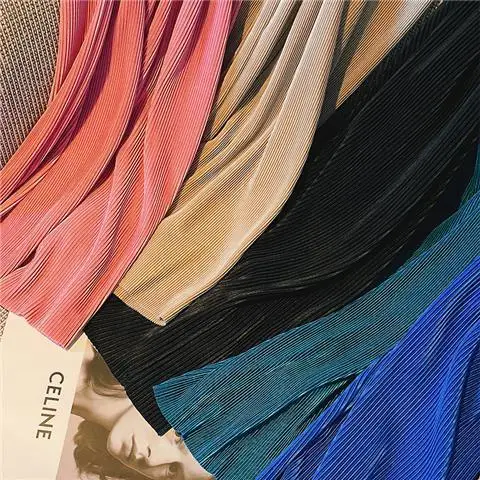 

Women Pleated Casual Long Trousers 2021 New Spring Summer Diamond High Waist Wide Leg Pants Straight All-match Elastic Waist