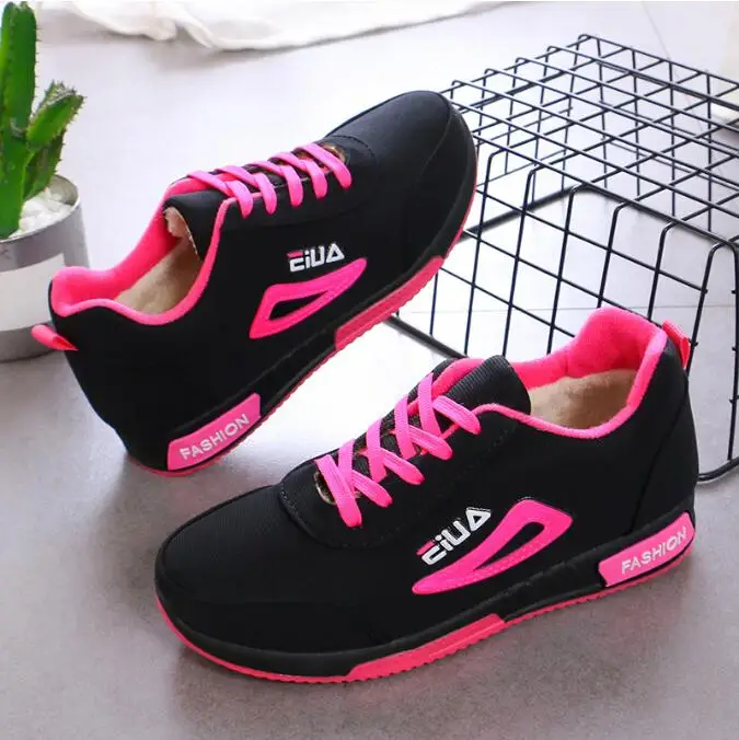 2019 г. зимняя женская повседневная спортивная обувь с хлопком кроссовки на