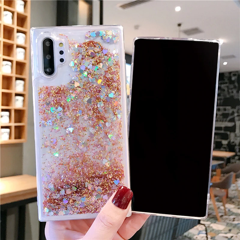 For Samsung Note 10 plus S10 Plus 5G S10e phone case Glitter Liquid Sand Quicksand Star Phone Case Soft silicone back cover |