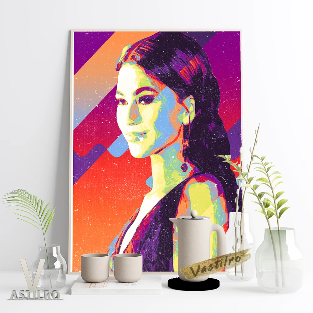 

Zendaya Popular Music Singer Art Prints Poster Movie Actress Star Portrait Photograph Wall Picture Modern Living Room Home Decor