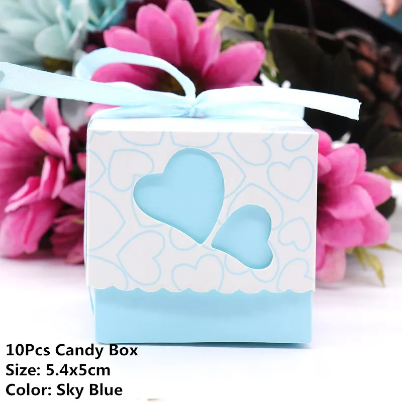 10 шт./лот коробки для конфет Baby Shower вечерние мультяшный мешок для подарков детские праздничные сувениры шоколадные конфеты мешок день рождения свадебное украшение - Цвет: 26