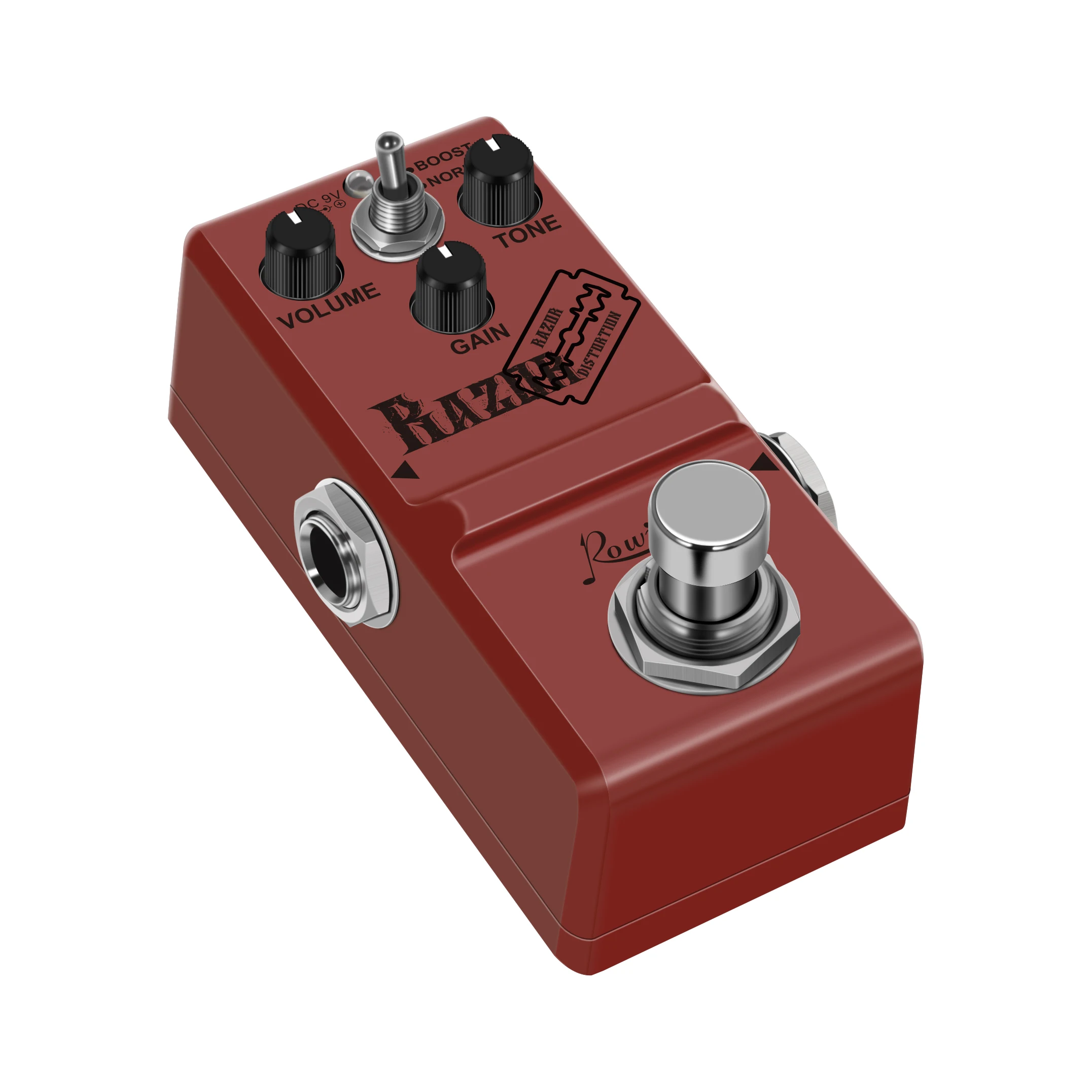 

Rowin Guitar Pedal LN-301A Distortion Overdrive Pedal Nano Series for Electric Guitar Bass