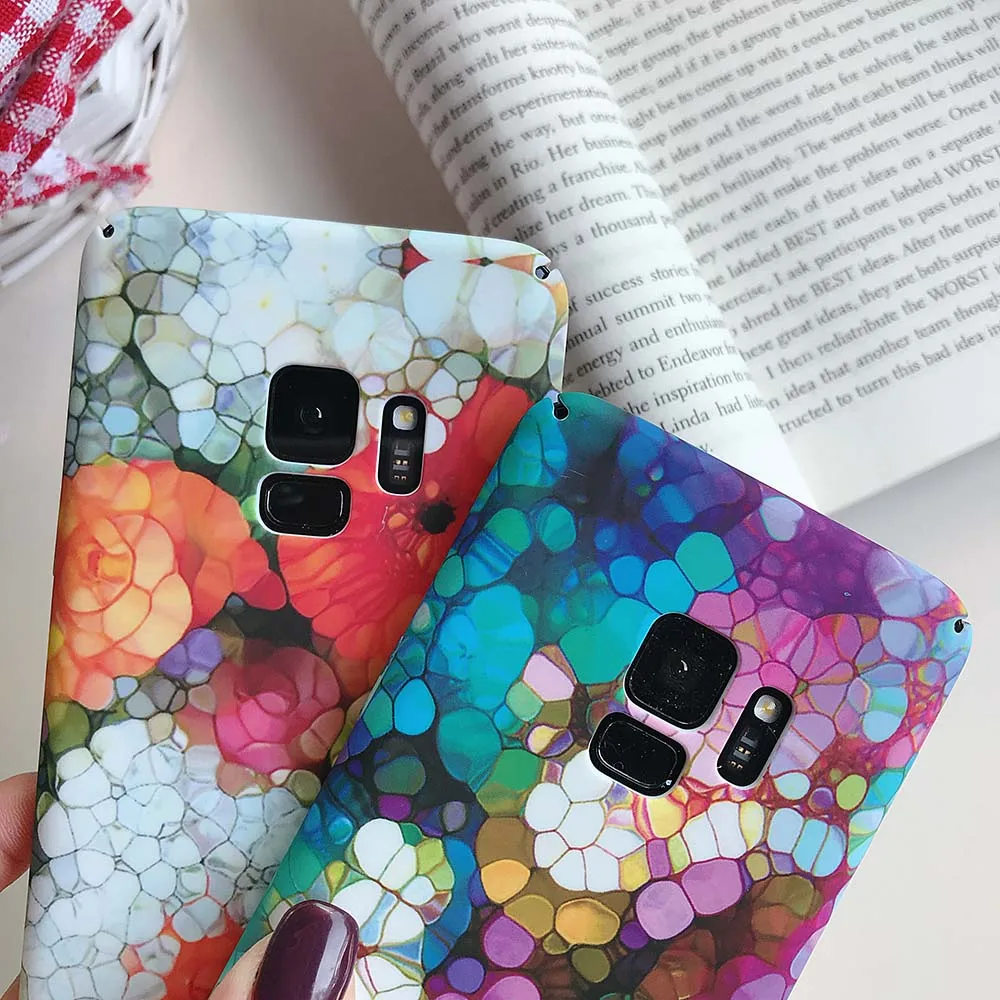 телефон смартфон KISSCASE Fish Scales чехол для телефона samsung Galaxy S9 S8 Plus S7 цветной светлый
