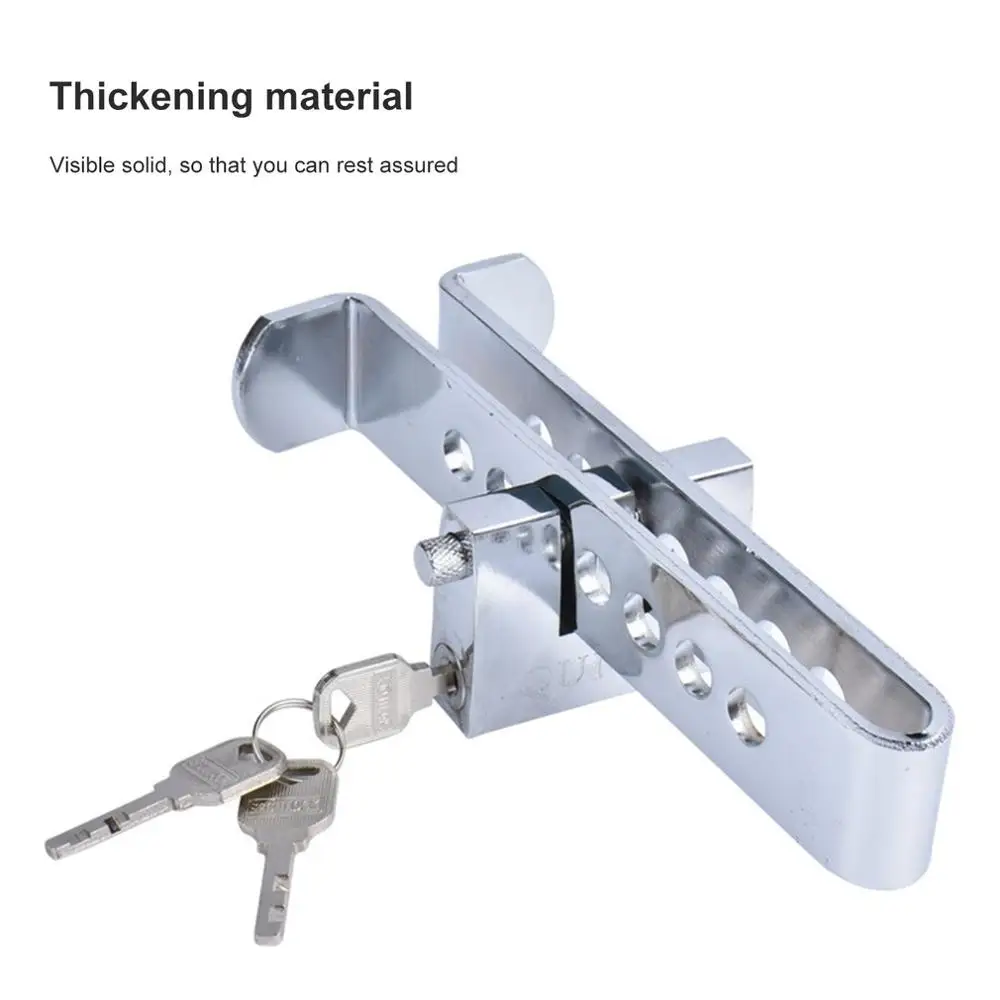 Универсальный автомобильный замок из легированной стали для защиты от кражи