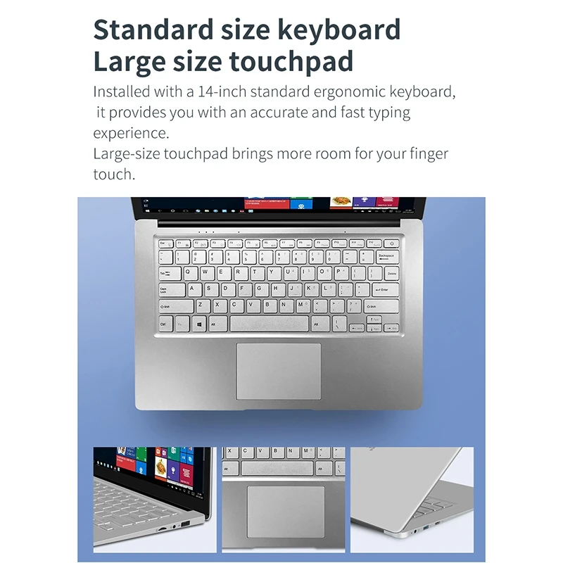 Jumper Ezbook S4 ноутбук 14 дюймов Fhd безрамный Ips экран тонкий ультрабук 8 ГБ ОЗУ 256 Гб ПЗУ Intel Celeron J3160 двухдиапазонный Wifi Нет